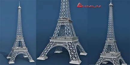 Dispunerea Turnul Eiffel cu propriile sale mâini