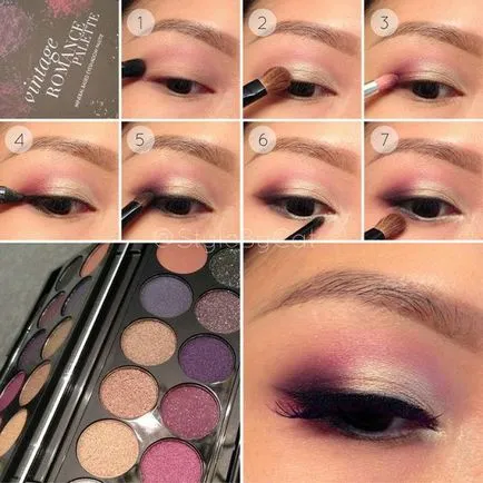 Machiajul pentru roșu cu sfaturi ochi cenușii, pas cu pas modul de a face un frumos make-up