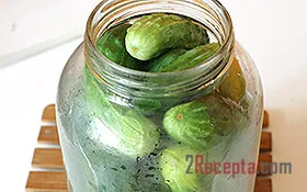 Pickles citromsavval (nélkül ecet) - fénykép-lépésre recept