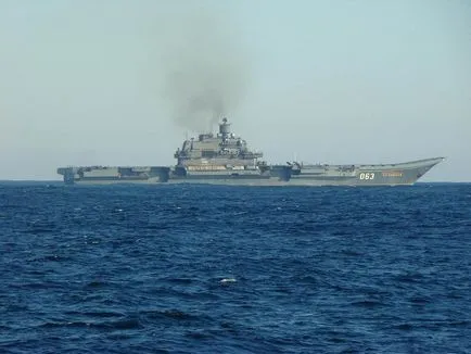 Portavion Admiral Kuznetsov portavion, caietul de sarcini, caracteristici de performanță, de propulsie și de nave