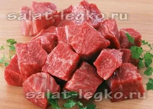 Cum de a găti salata de carne