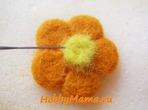 Майсторски клас на сухо сплъстяване цвете начинаещ топчета, hobbymama