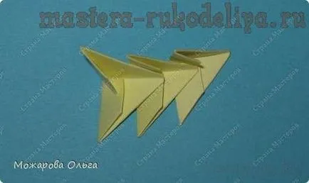 master-class pe un ansamblu de avion origami modular