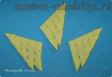 master-class pe un ansamblu de avion origami modular