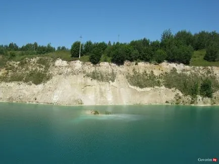 Chalkpit Fehéroroszország Krasnoselskaya chalkpit