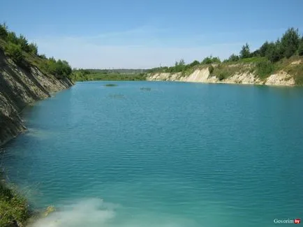 Chalkpit Fehéroroszország Krasnoselskaya chalkpit