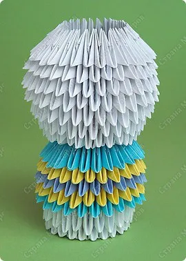 Модулна оригами заек верига