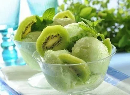 Înghețată de kiwi și portocale rețete desert