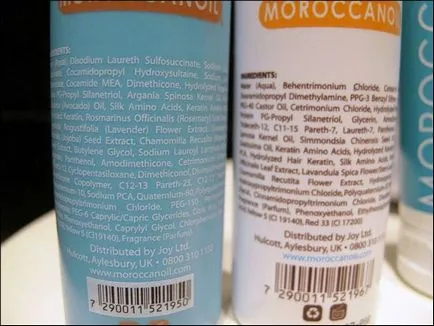 Moroccanoil - a híres argánolaj a haj a részletes vélemények