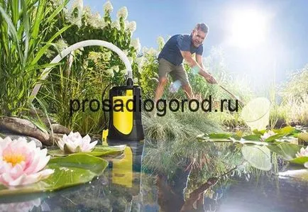 Помпа за поливане на градина със собствените си ръце от кладенеца или кладенци, фото и видео
