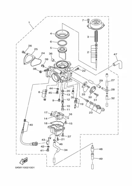 Setarea kvadroturizm carburator