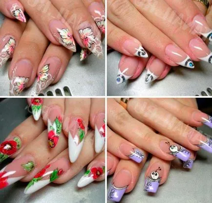 Nails Naroscheny fotó design különböző stílusok