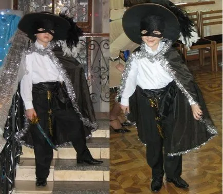 Karácsonyi jelmezek kezüket Zorro