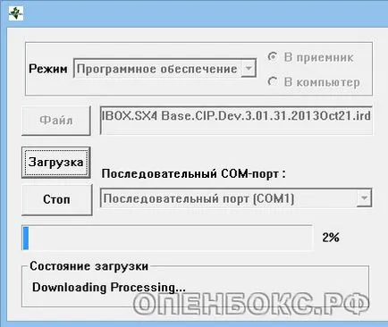 Обновяването на операционната система, преглед на оборудването за получаване на сателитна телевизия