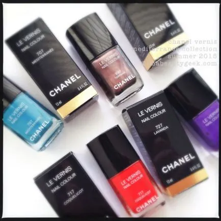 Prezentare generală de vară de colectare a chanel 2015 de vară alcătuiesc Marea Mediterană (Swatch) - Elena Cemezov