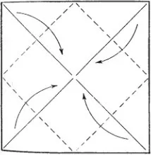 Origami crin schema - schema de asamblare pas cu pas origami