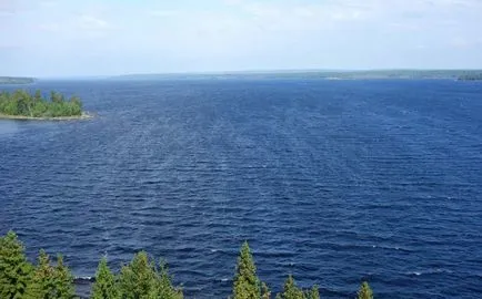 Onega tó vakáció, a helyét a térképen, horgászat a közelben