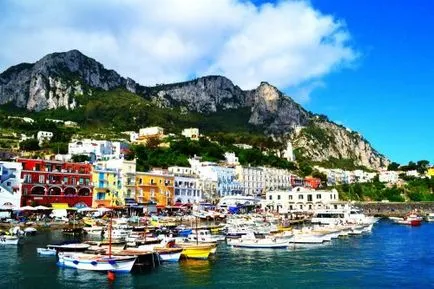 Capri - mit látni és csinálni Capri Olaszország térkép, látnivalók