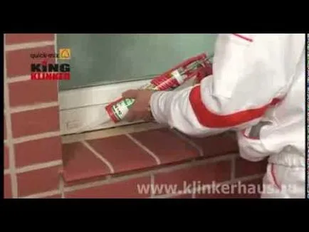 Довършителни технология и полагане на керамични плочки върху фасадата на (видео)
