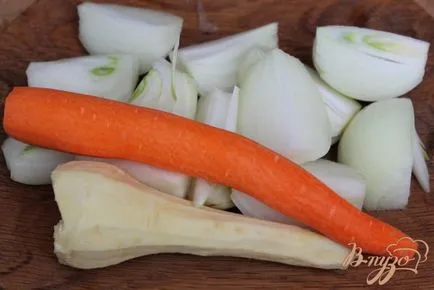 Tort cu carne tocată, roșii și brânză - un pas cu pas reteta fotografii