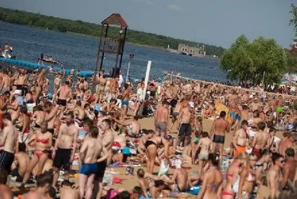 Pirogovsky strand - a legjobb hely a Pirogov Reservoir