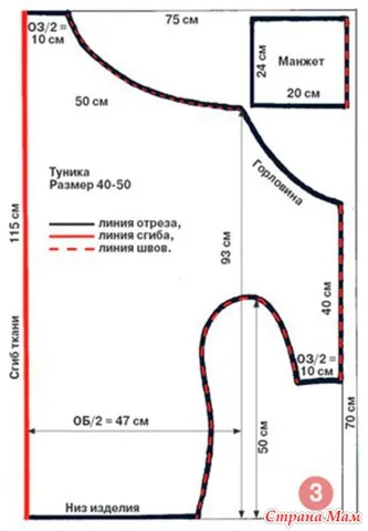 Рокля с един шев 