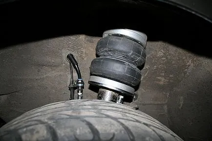 mașini de suspensie pneumatică - dispozitiv și instalare
