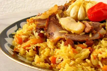 Pilaf cu carne de vită