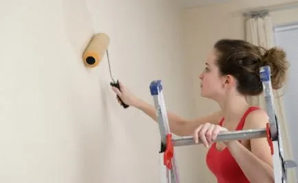 Боядисани стени с цветен латекс видео инструкция с ръцете си, особено за покрития