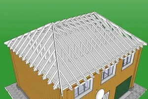 Правила за инсталиране на съцветие система бедра покрив с ръцете си, характеристики на дизайна и
