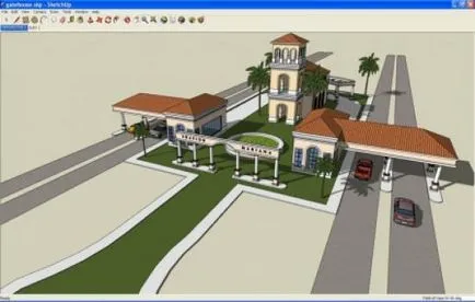 A program a tereprendezés Google SketchUp orosz, letöltés, vásárlás