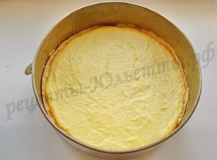 Egyszerű sajttorta túrós recept fotók