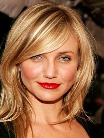 Cameron Diaz és a frizuráját fotóalbum, hajvágásra és frizura