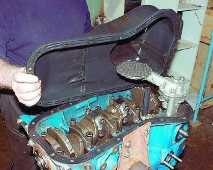 разглобяване на двигателя вази
