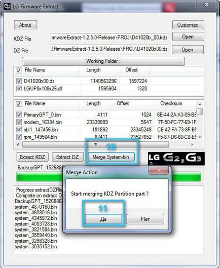 LG firmware despachetarea format KDZ și tot - Android 1