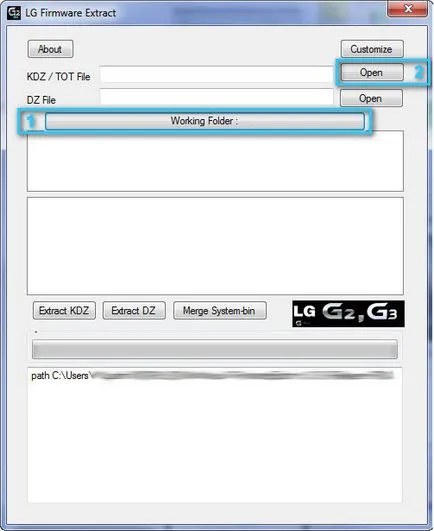 LG firmware despachetarea format KDZ și tot - Android 1