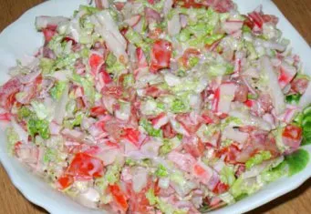 Retete de salata de crab dietetice