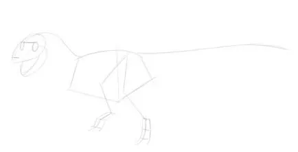 Rajz Tyrannosaurus rex