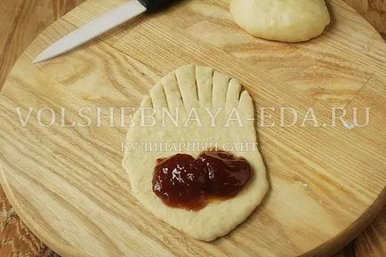 Bagel élesztőből tésztát, a recept egy fotó, magic