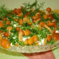 Salata de miere sarpelui în secretele de iarnă de gătit și de recoltare, site-ul de ciuperci