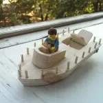 Самоходна лодка, изработена от дърво с ръцете си, всичко със собствените си ръце