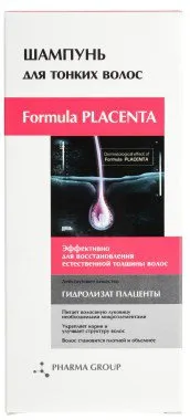 Sampon placenta hidrolizátumoidathoz finom haj - Pharma csoport képlet placenta - 79 rubelt