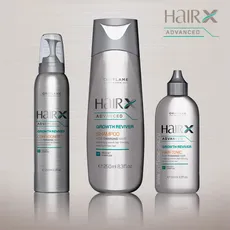 Seria cosmetice pentru cresterea parului, plus expert hairx oriflame reviver creștere avansată