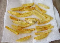 Пържени картофи в multivarka рецепта със снимка, за да се подготвят multivarka