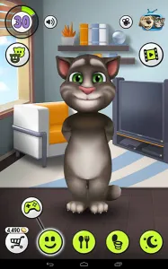 Töltse én Talking Tom Android - én hangszóró hangerejét android