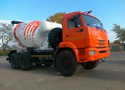 Câte cuburi de autobetoniera KAMAZ 1