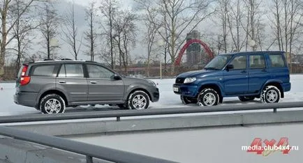 Boring nu este mare Hover de perete împotriva patriot UAZ