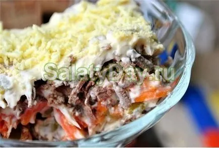 Пъф салати - двете кулинарни рецепти шедьовър със снимки и видео