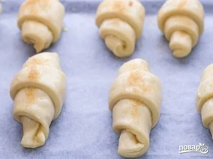 Leveles tészta croissant - lépésről lépésre recept fotók