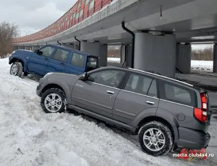 Boring nu este mare Hover de perete împotriva patriot UAZ